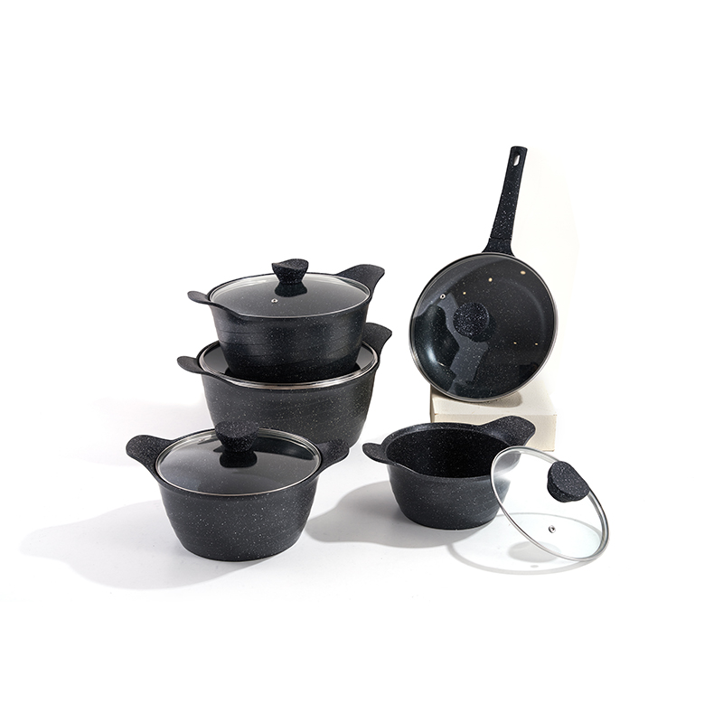 Juego de utensilios de cocina de aluminio GranitoProfesional de 10 piezas
