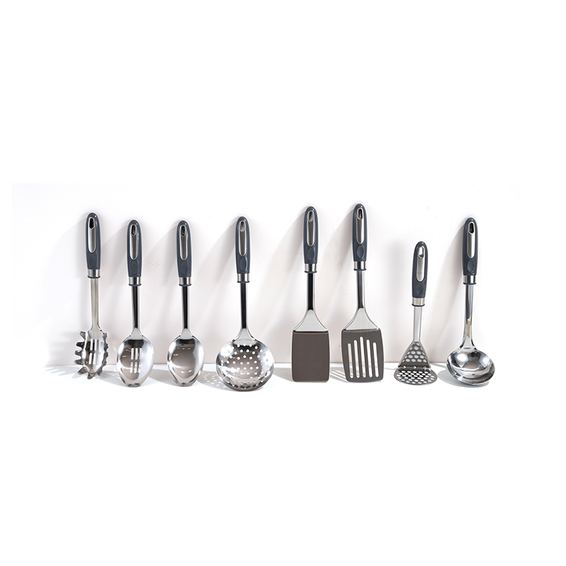 Juego de utensilios de cocina de acero inoxidable de 8 piezas