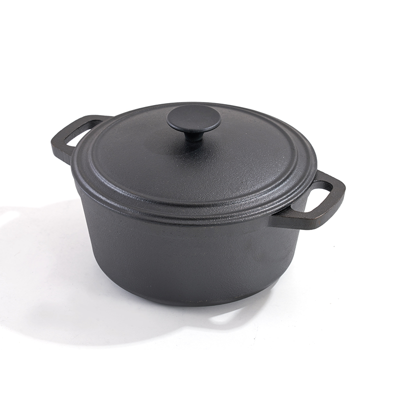 Olla de sopa de hierro fundido sin revestimiento